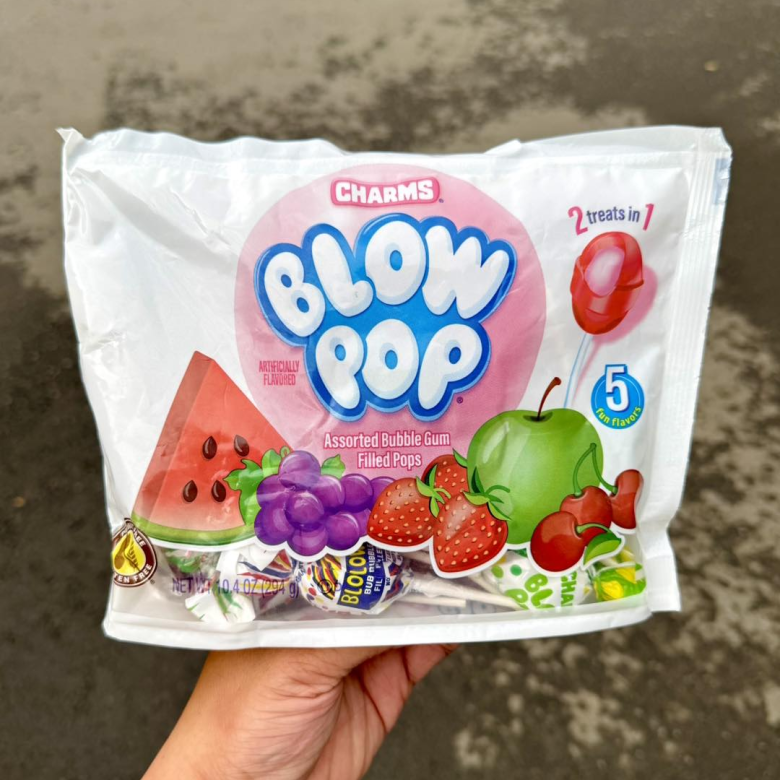 KẸO MÚT BLOW POP – CHARM MỸ 