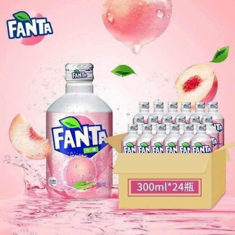 Nước ngọt Fanta vị đào Nhật Bản 300ml