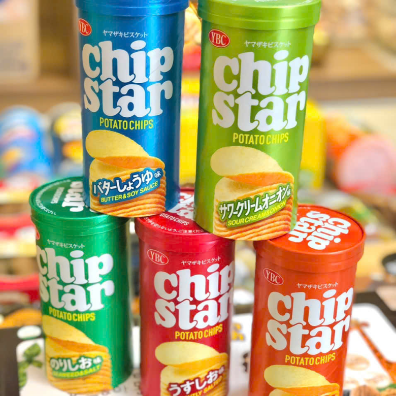 Snack bim bim khoai tây YBC Chip Star 50g đủ vị Nhật