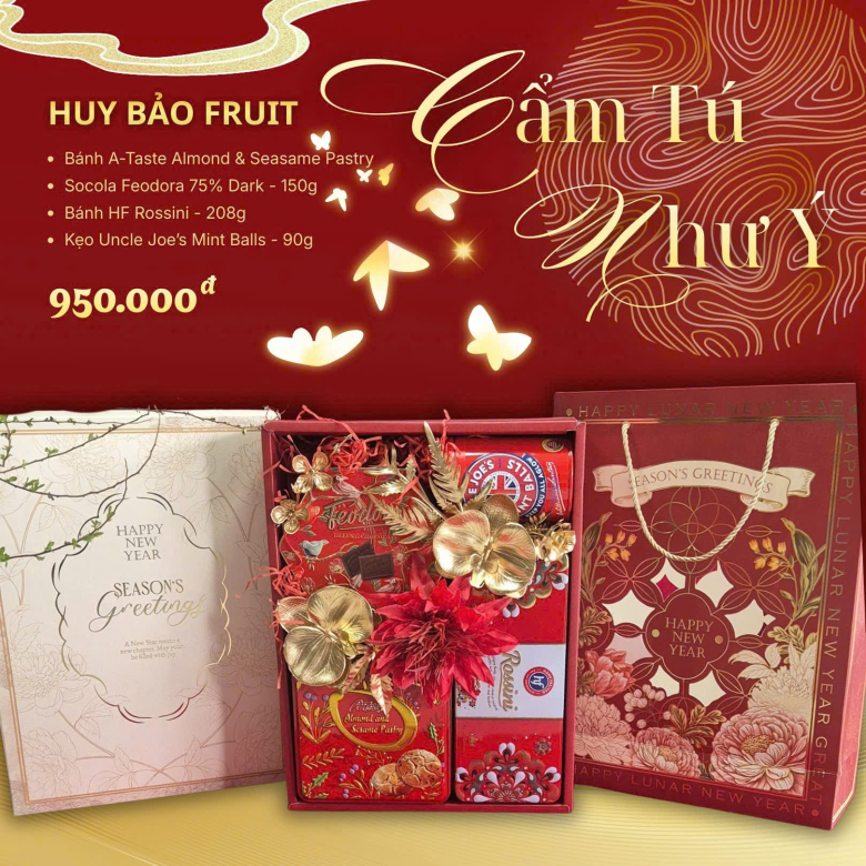 Giỏ Quà Tết Huy Bảo Hóc Môn - Cẩm Tú Như Ý