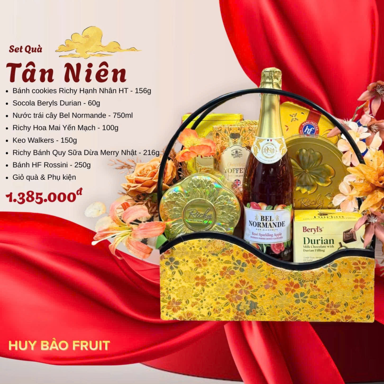 Giỏ Quà Tết Huy Bảo Hóc Môn -Tân Niên