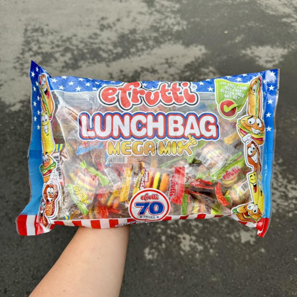 KẸO DẺO EFRUTTI LUNCH BAG MEGA MIX – 70 VIÊN