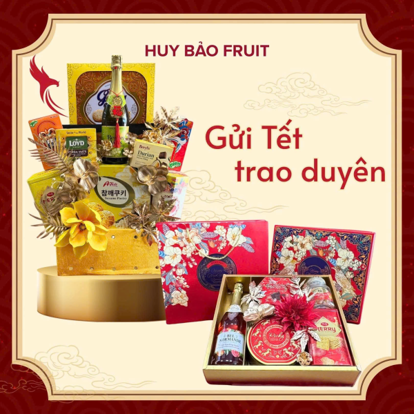 Giỏ Quà Tết Huy Bảo Hóc Môn - Gửi Tết Trao Duyên