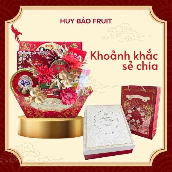 Giỏ Quà Tết Huy Bảo Hóc Môn - Khoảnh Khắc Sẻ Chia