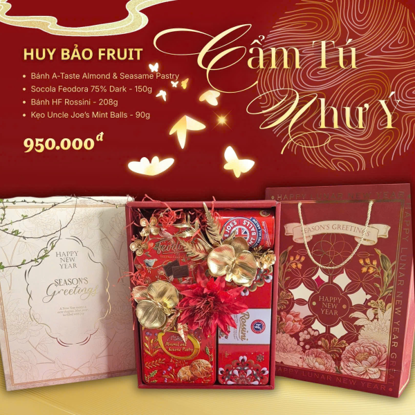 Giỏ Quà Tết Huy Bảo Hóc Môn - Cẩm Tú Như Ý